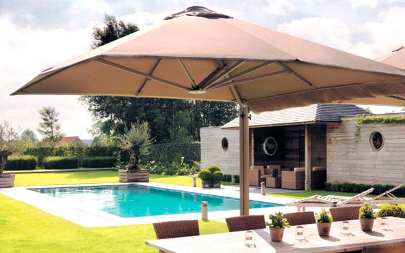 Solero® Palestro Pro, Grand parasol déporté